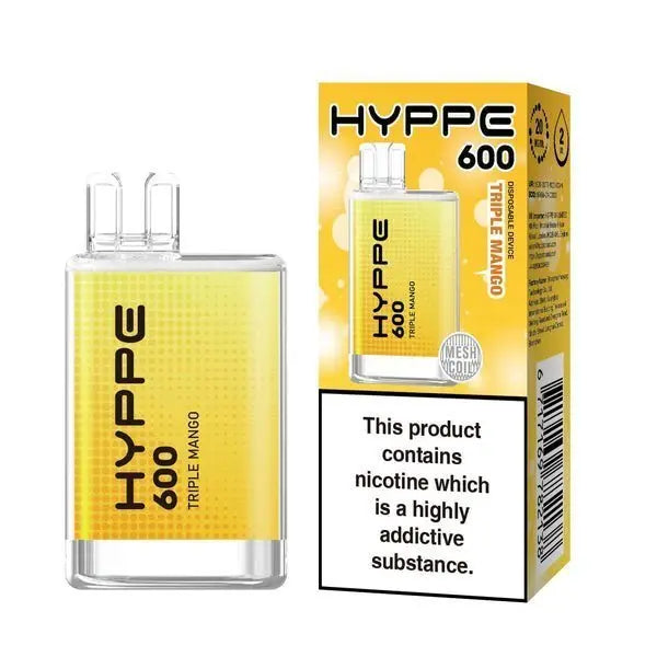 Hyppe 600 Crystal Disposable Vape Pod - Box of 10 - Vape Villa