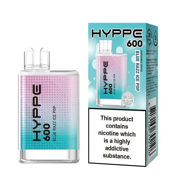 Hyppe 600 Crystal Disposable Vape Pod - Box of 10 - Vape Villa