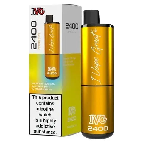 IVG 2400 Disposable Vape Pod Puff Bar Box of 5 - Vape Villa