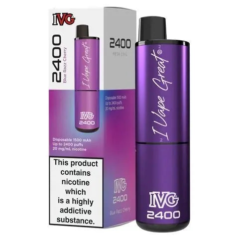 IVG 2400 Disposable Vape Pod Puff Bar Box of 5 - Vape Villa