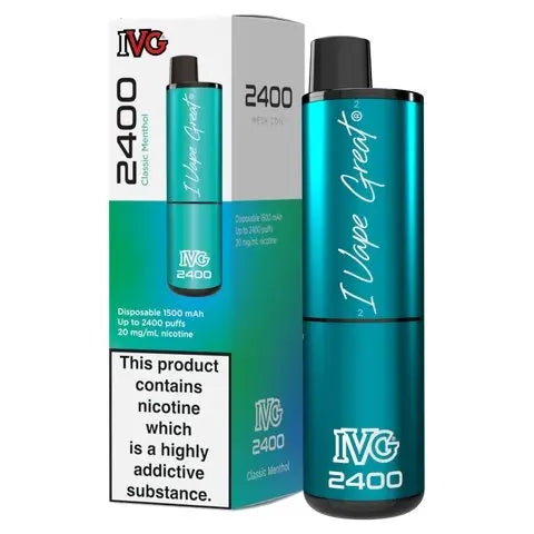 IVG 2400 Disposable Vape Pod Puff Bar Box of 5 - Vape Villa