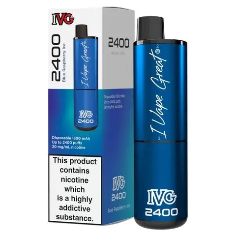 IVG 2400 Disposable Vape Pod Puff Bar Box of 5 - Vape Villa