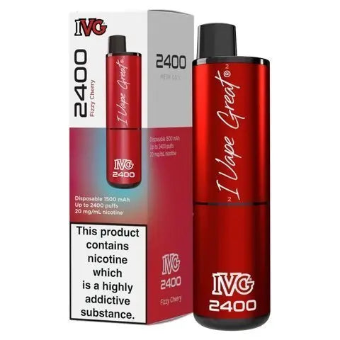 IVG 2400 Disposable Vape Pod Puff Bar Box of 5 - Vape Villa