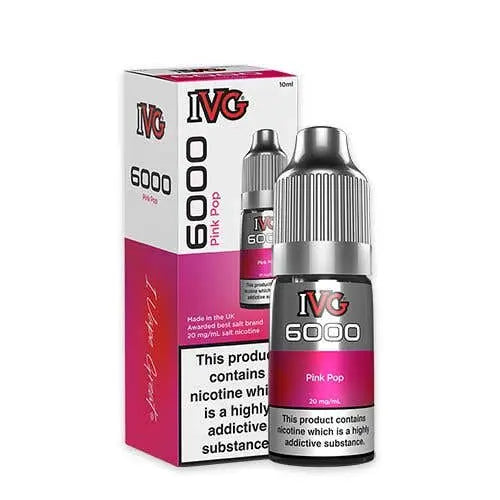 IVG 6000 Nic Salt 10ml Bottle (BOX OF 10) - Vape Villa