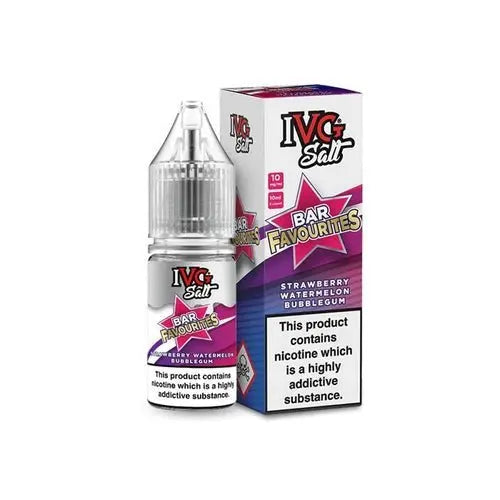 IVG Salt Bar Favourite 10ml E Liquids Nic Salts- Pack Of 10 - Vape Villa