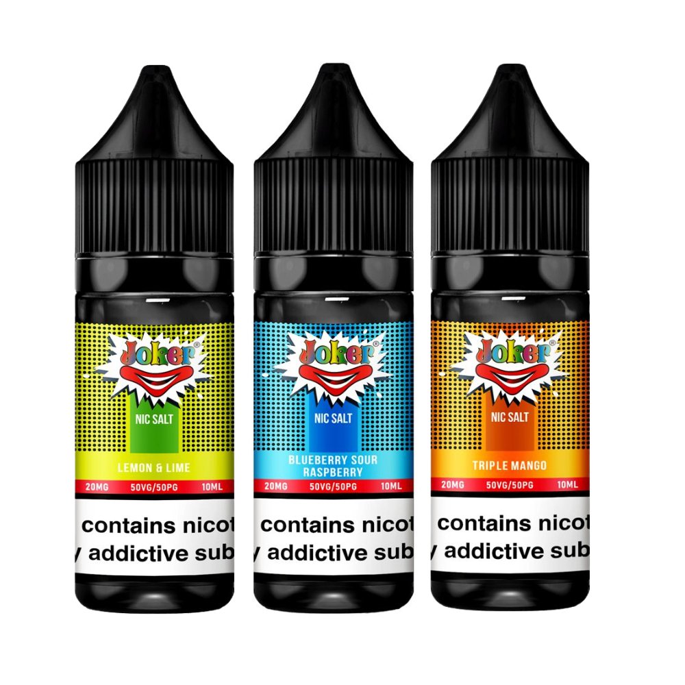 Joker Nic Salt 10ml E-liquids - Box of 10 - Vape Villa