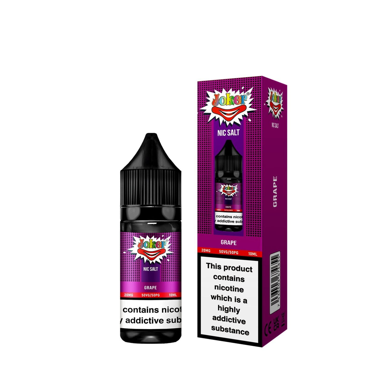Joker Nic Salt 10ml E-liquids - Box of 10 - Vape Villa