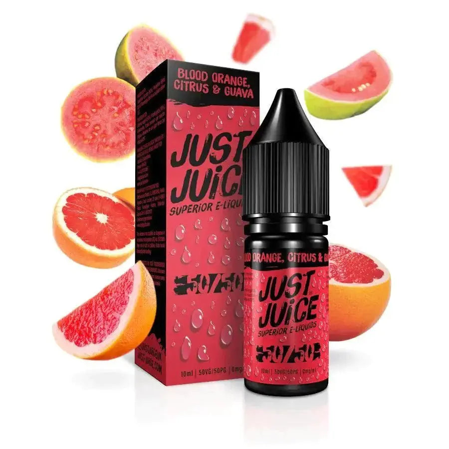 Just Juice Exotic Fruits 50/50 10ml E liquids Box of 10 - Vape Villa