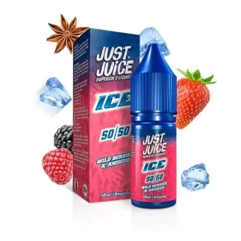 Just Juice Ice Range 50/50 10ml E liquids Box of 10 - Vape Villa
