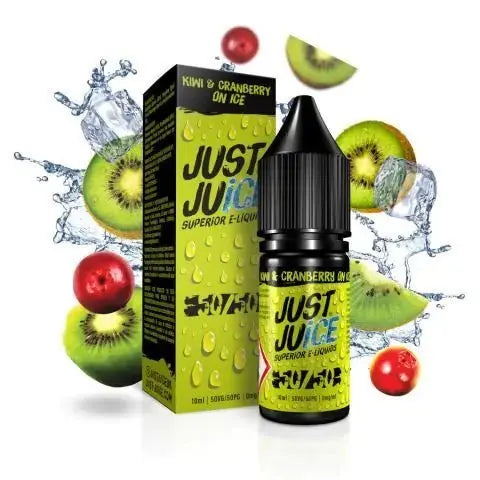 Just Juice Ice Range 50/50 10ml E liquids Box of 10 - Vape Villa