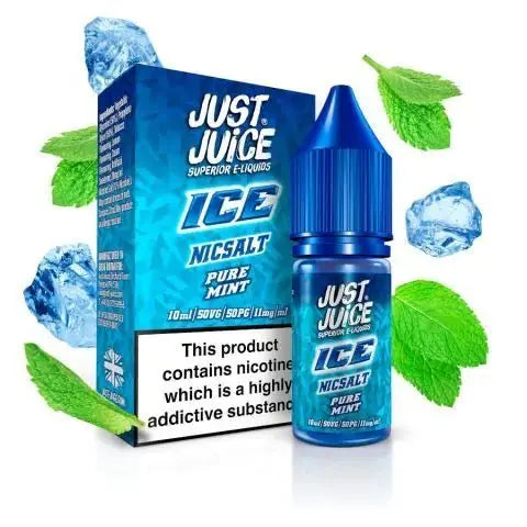 Just Juice Ice Range 10ml Nic Salt Box of 5 - Vape Villa