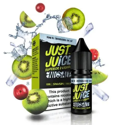 Just Juice Ice Range 10ml Nic Salt Box of 5 - Vape Villa