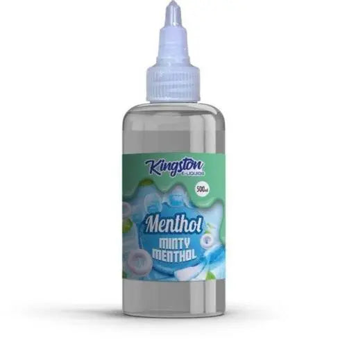 Kingston E-liquids Menthol 500ml Shortfill - Vape Villa