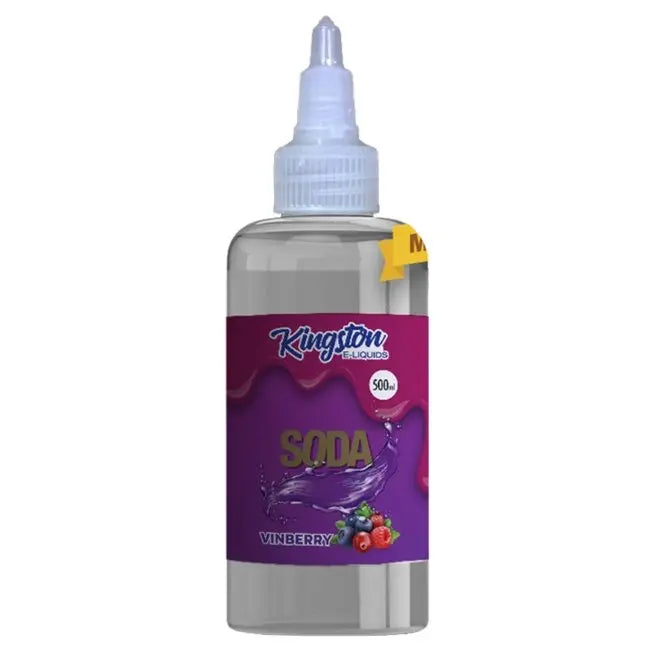 Kingston E-liquids Soda 500ml Shortfill - Vape Villa
