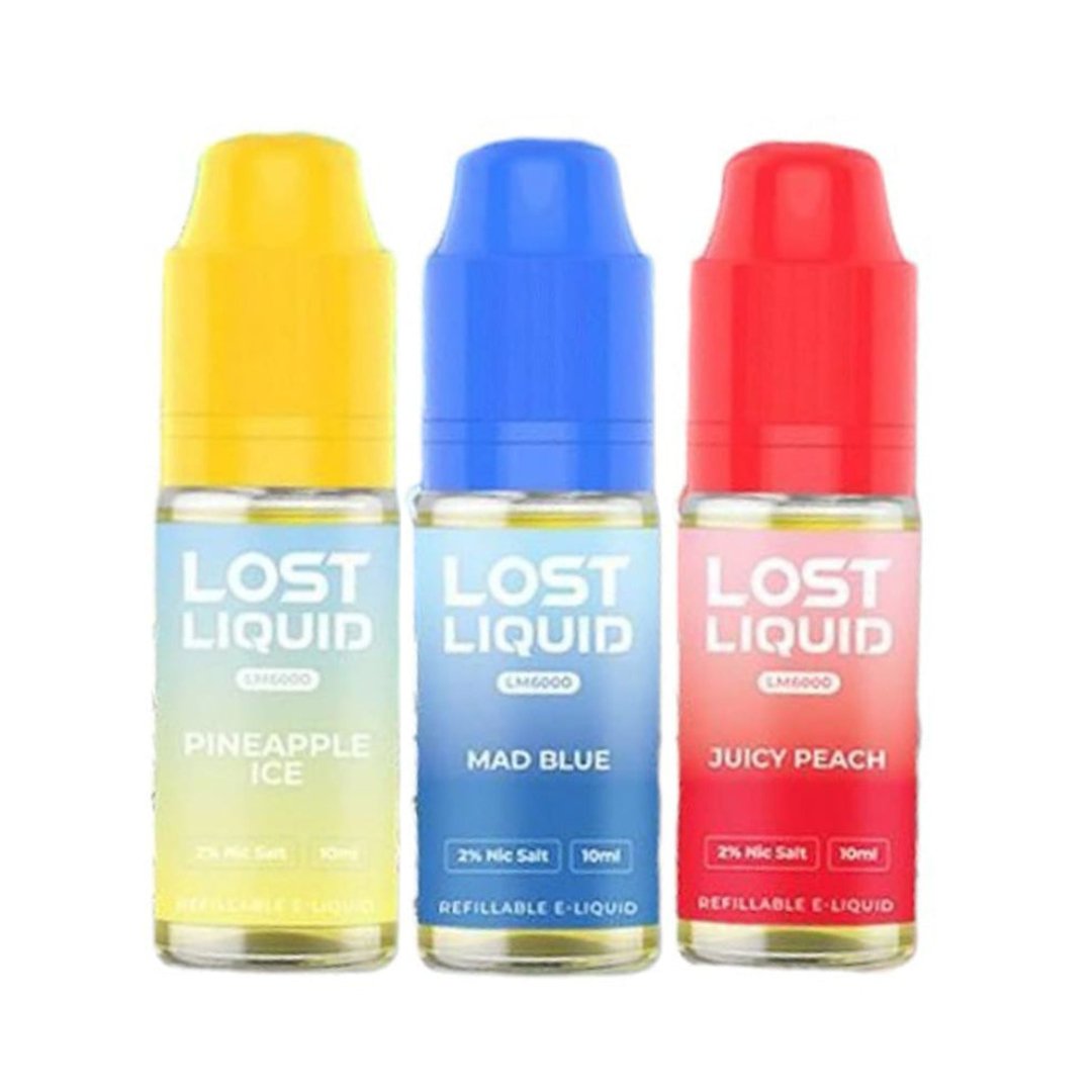 Lost Liquid Nic Salt 10ml E-liquids - Box of 10 - Mcr Vape Distro