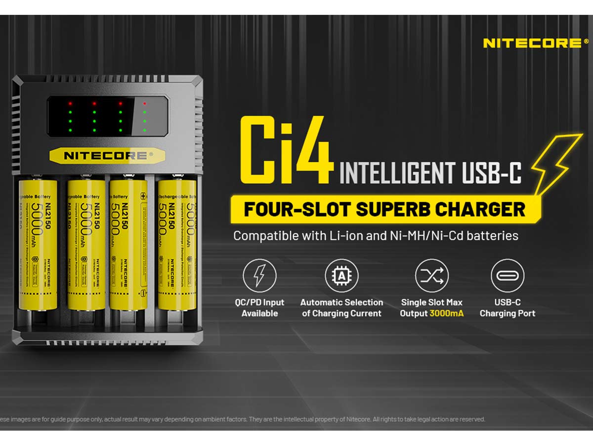 Nitecore Charger Ci4 - Vape Villa