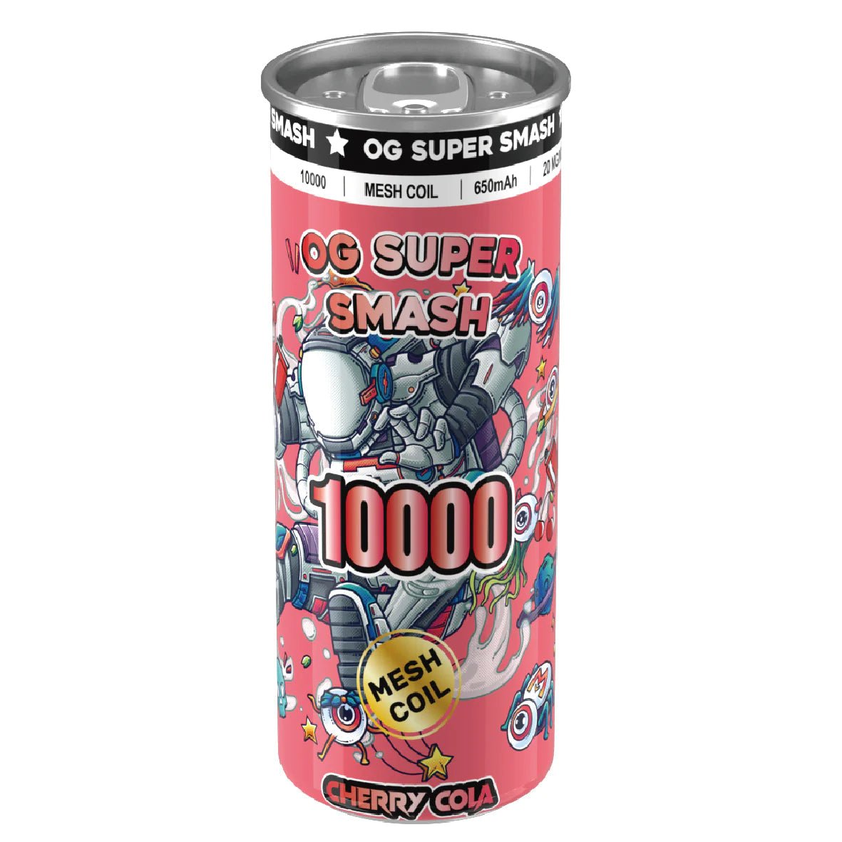 OG Super Smash 10000 Puffs Disposable Vape Pod - Wolfvapes.co.uk-Cherry Cola