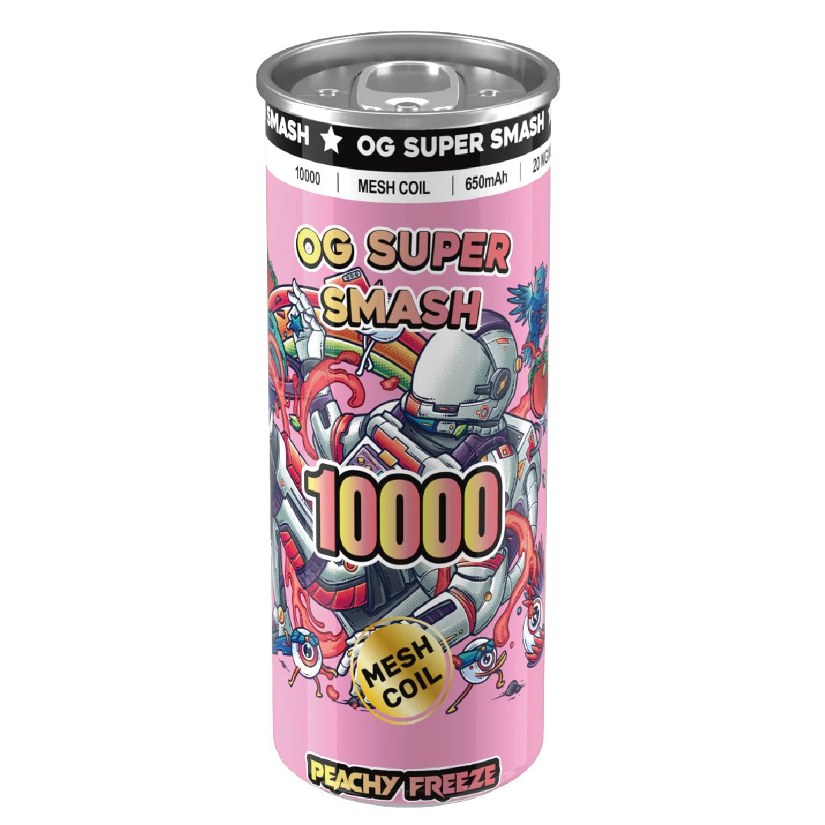 OG Super Smash 10000 Puffs Disposable Vape Pod - Wolfvapes.co.uk-Peach Freeze