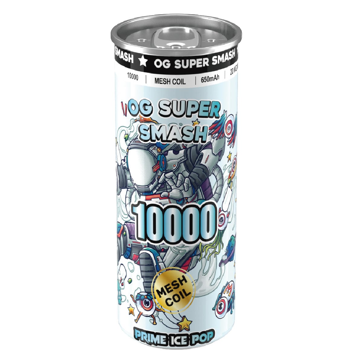 OG Super Smash 10000 Puffs Disposable Vape Pod - Wolfvapes.co.uk-Prime Ice Pop