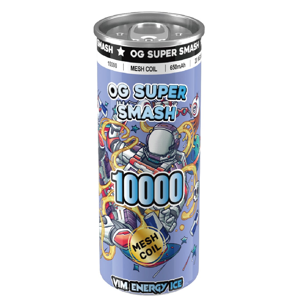 OG Super Smash 10000 Puffs Disposable Vape Pod - Wolfvapes.co.uk-Vim Energy Ice