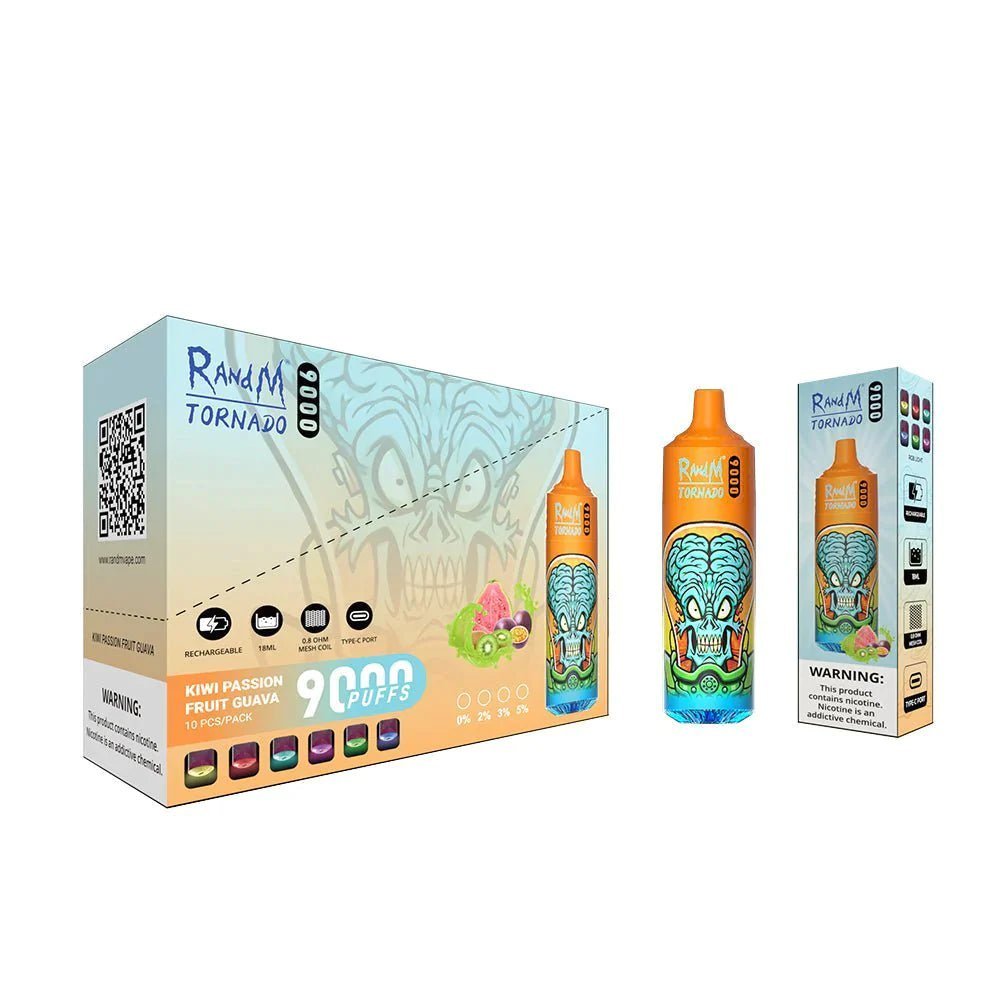 RandM Tornado 9000 Puffs Disposable Vape No Nicotine - Vape Villa