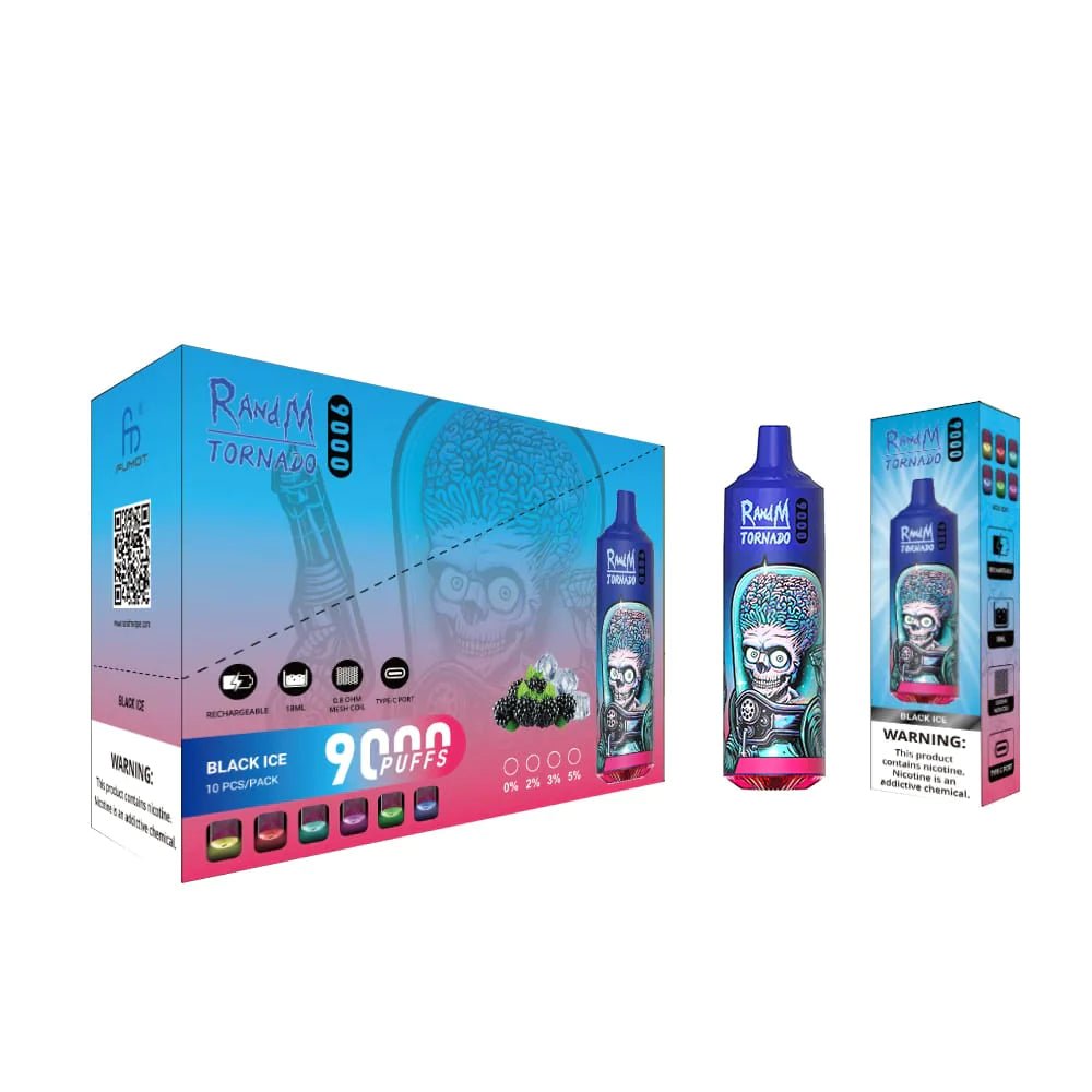 RandM Tornado 9000 Puffs Disposable Vape No Nicotine - Vape Villa