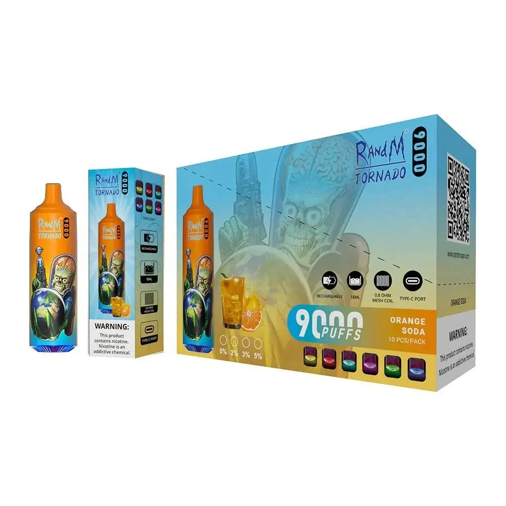 RandM Tornado 9000 Puffs Disposable Vape - Vape Villa