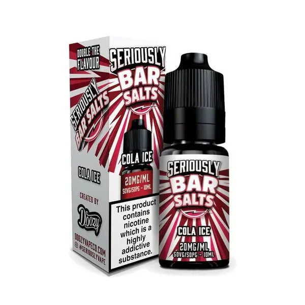 Seriously Bar Salt 10ml E-liquids Nic Salts - Box of 10 - Vape Villa