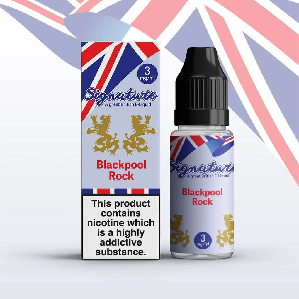 Signature - Blackpool Rock - 10ml (Pack of 10) - Vape Villa