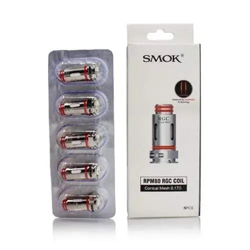Smok - Rpm80 Rgc - 0.17ohm - Coils - 5pack - Vape Villa