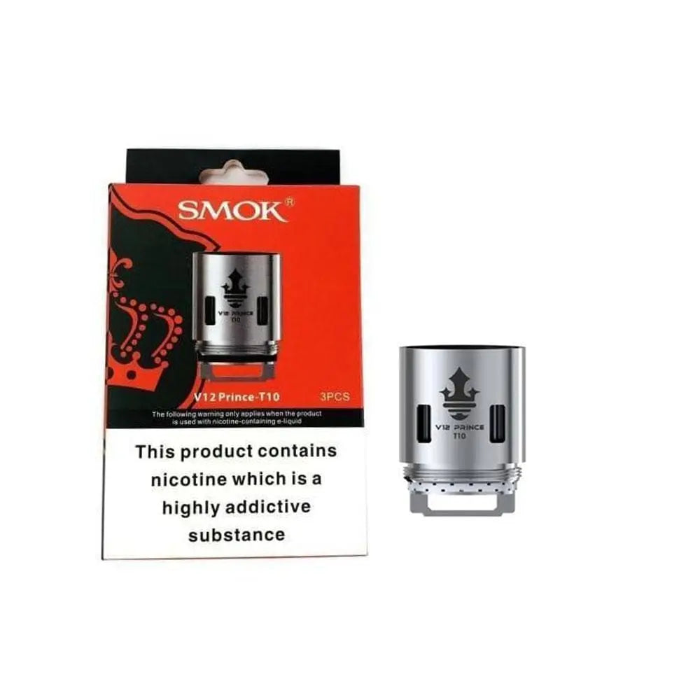 Smok - Tfv12 Prince T10 - 0.12 ohm - Coils - 3pack - Vape Villa