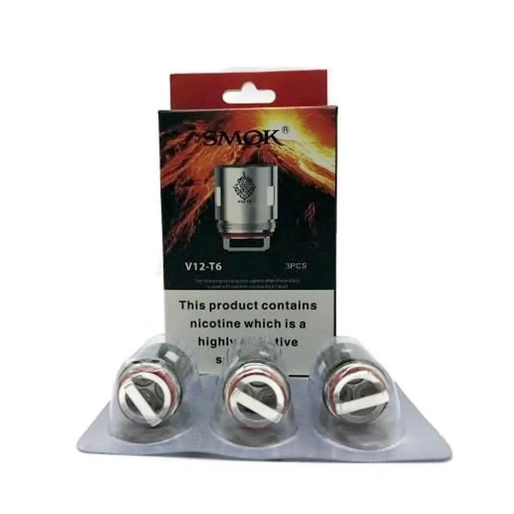 Smok - Tfv12 V12-T6 - 0.17 ohm - Coils - 3pack - Vape Villa