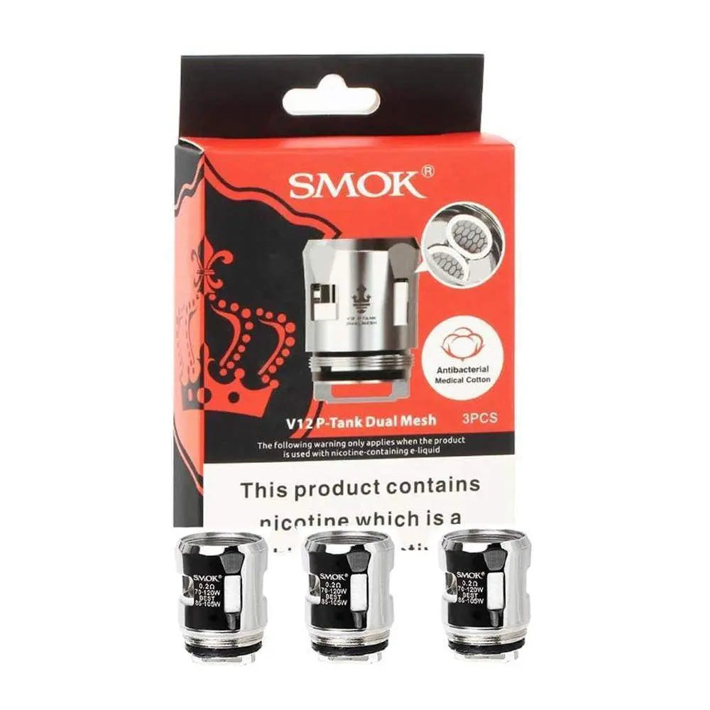 Smok - V12 Prince P-Tank Dual Mesh - 0.20 ohm - Coils - Vape Villa