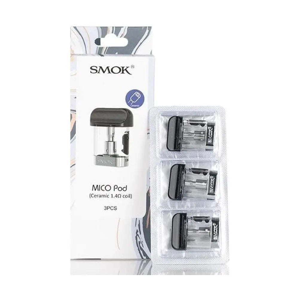 Smok - Mico - Replacement Pods - Pack of 3 - Vape Villa