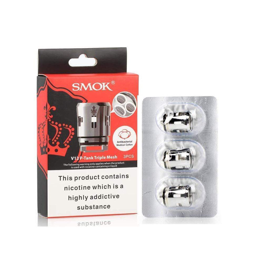 Smok - V12 Prince P-Tank Triple Mesh - 0.15 ohm - Coils - Vape Villa