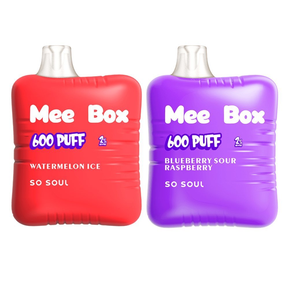 So Soul Mee Box 600 Disposable Vape Puff Pod Pack of 10 - Vape Villa