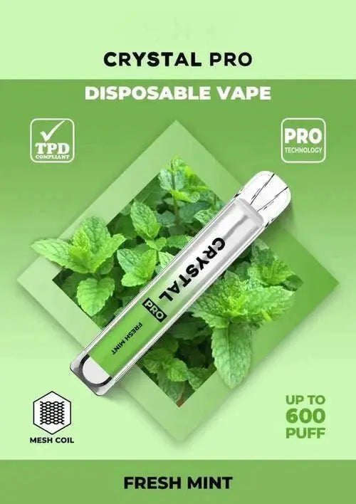 The Crystal Pro 600 Puffs Disposable Vape Pod - Vape Villa