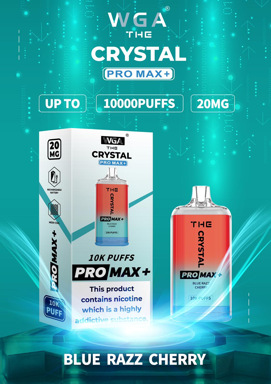 The Crystal Pro Max 10000 Puffs Disposable Vape Puff Device - Vape Villa