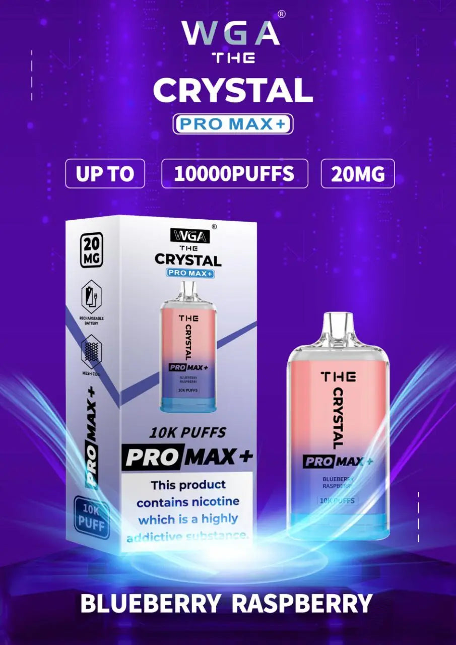 The Crystal Pro Max 10000 Puffs Disposable Vape Puff Device - Vape Villa