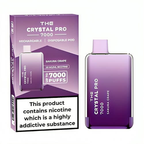 The Crystal Pro Max 7000 Puffs Disposable Vape Puff Pod Kit - Vape Villa