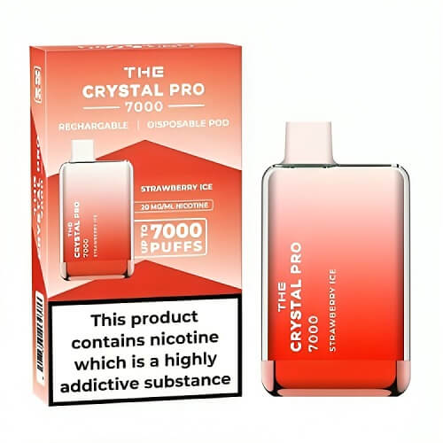 The Crystal Pro Max 7000 Puffs Disposable Vape Puff Pod Kit - Vape Villa