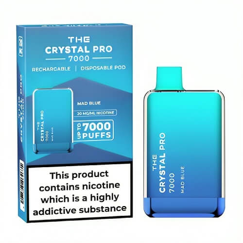 The Crystal Pro Max 7000 Puffs Disposable Vape Puff Pod Kit - Vape Villa