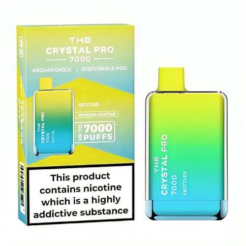 The Crystal Pro Max 7000 Puffs Disposable Vape Puff Pod Kit - Vape Villa