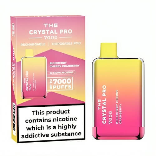 The Crystal Pro Max 7000 Puffs Disposable Vape Puff Pod Kit - Vape Villa