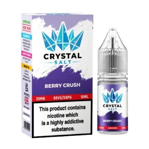 Crystal Salt 10ml Nic Salts E-Liquids - Pack Of 5 - Vape Villa