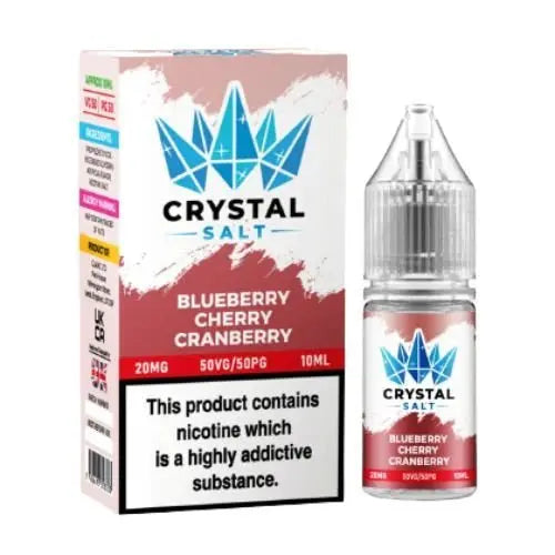 Crystal Salt 10ml Nic Salts E-Liquids - Pack Of 5 - Vape Villa