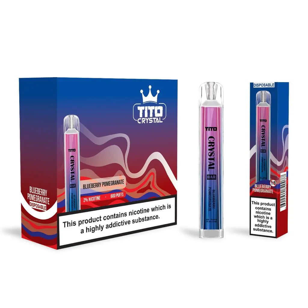 Tito Crystal Bar 600 Puffs Disposable Vape - Vape Villa