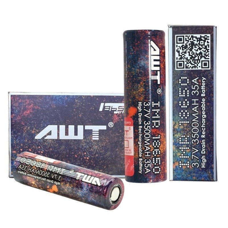 18650 AWT 3.7V 3500MAH 35A RAINBOW BATTERY [PACK OF 2] - Vape Villa