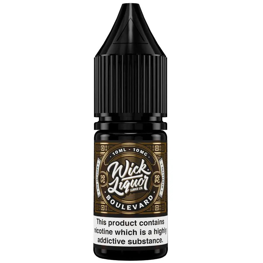 Wick Liquor Nic Salts 10ml E-liquids - Box of 10 - Vape Villa