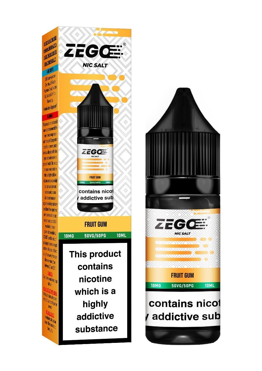 Zego Nic Salt 10ml E-Liquid - Box of 10 - Vape Villa